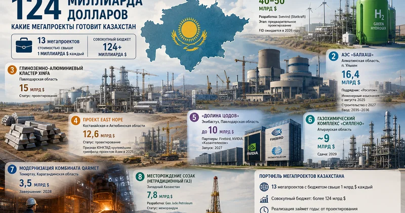 124 миллиарда на 13 строек