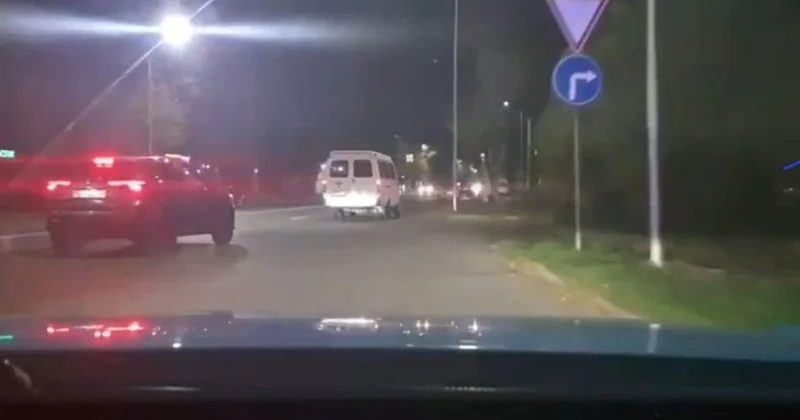 Пытался скрыться : погоню за пьяным водителем BMW в Тазаре показали полицейские