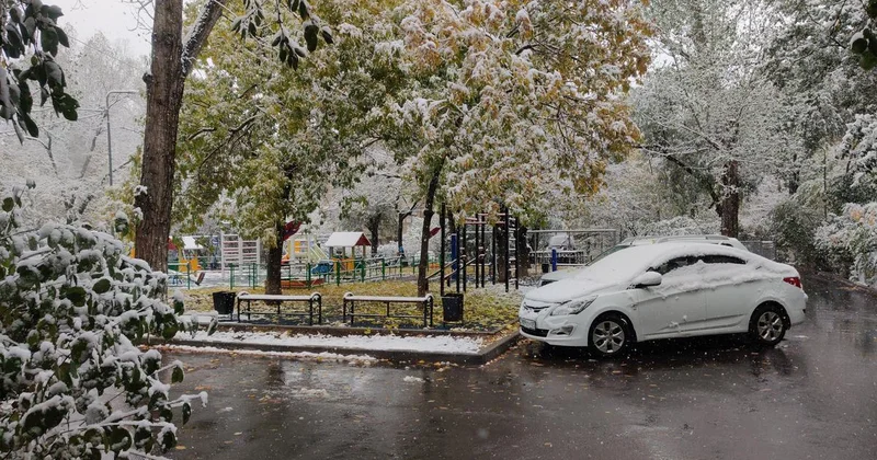 Первый снег обещают на этой неделе в Алматы