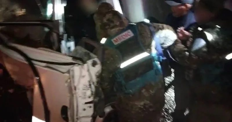 Водителя зажало в кабине в результате столкновения двух грузовиков на трассе Астана Петропавловск