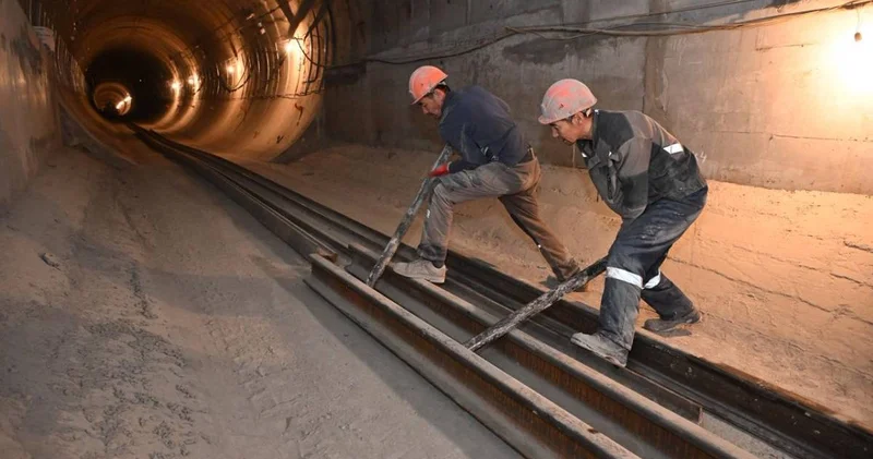 Қалқаман метро бекетінің құрылысы шешуші кезеңде