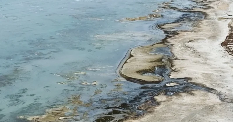 Айдын ортасында пайда болған арал: Каспий теңізінің екіге бөлінуінің бастапқы нышаны ма?