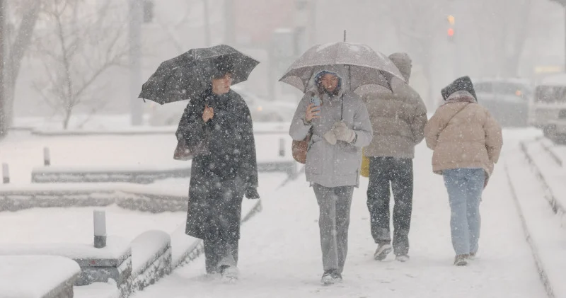 Қазақстанда қар жауады