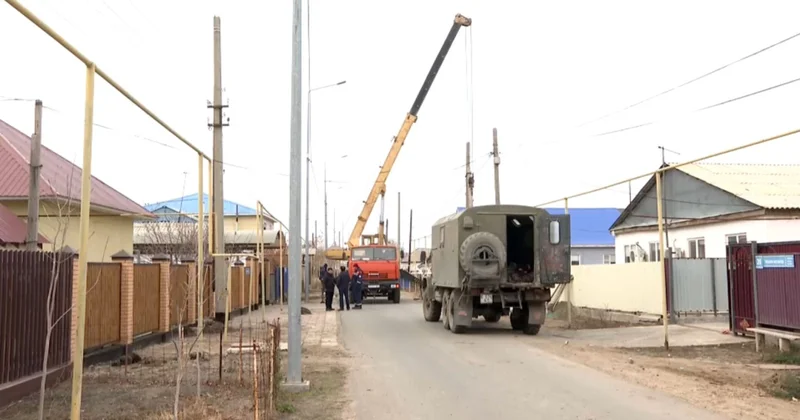 Атырауда 454 көшенің жарық шамы жаңартылды