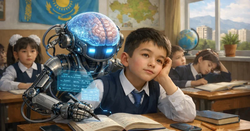 Дети перестают думать: мешает ли ИИ обучению в казахстанских школах?