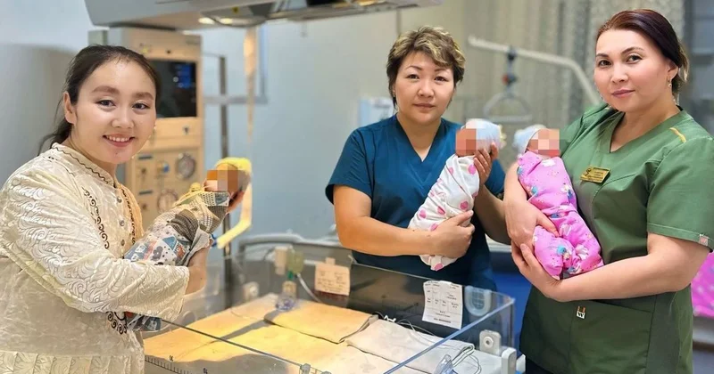 Алматинка стала мамой шестерых детей после рождения тройни