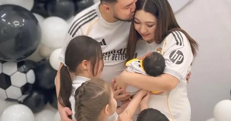Казахстанцы назвали сына в честь легенды футбола Роналдо (ВИДЕО)
