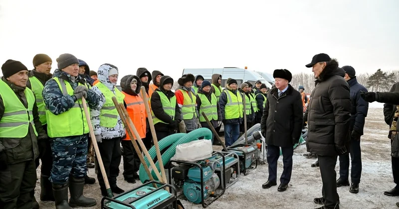СҚО да жолын жылда су басатын Прибрежное елді мекенінде көпір құрылысы басталды