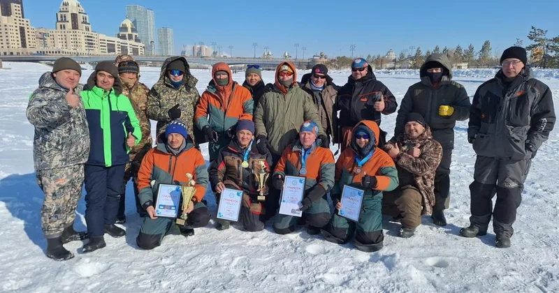 Лучших в спортивном лове рыбы на мормышку выбрали в Астане