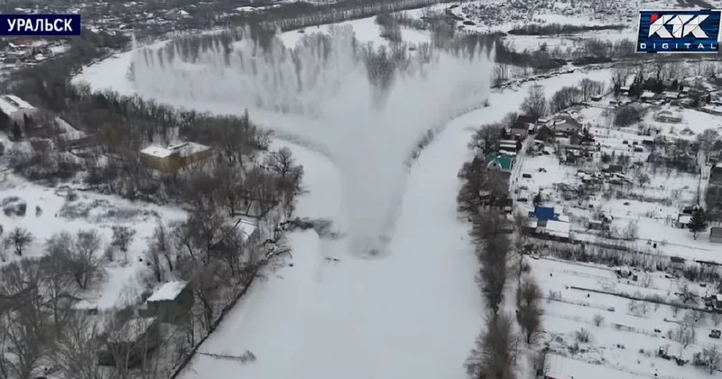 Паводки могут грозить пяти регионам в Казахстане из за рекордного количества снега