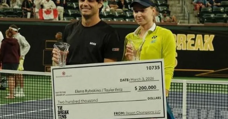 Рыбакина выиграла турнир за 10 минут с призовым фондом 100 млн тенге