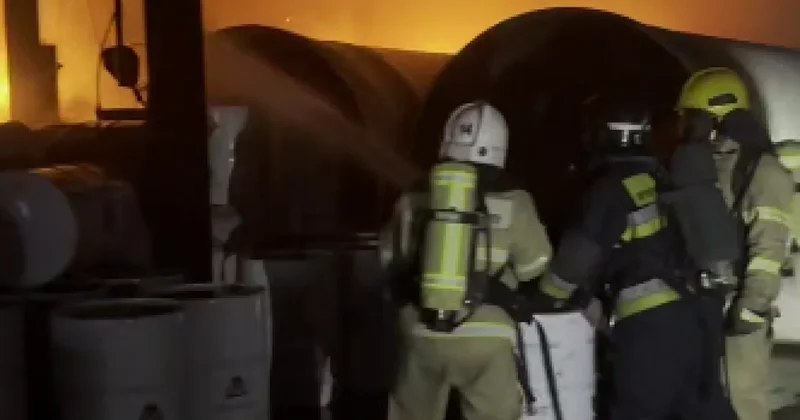 Пожар на заводе в Талдыкоргане едва не привёл к взрыву