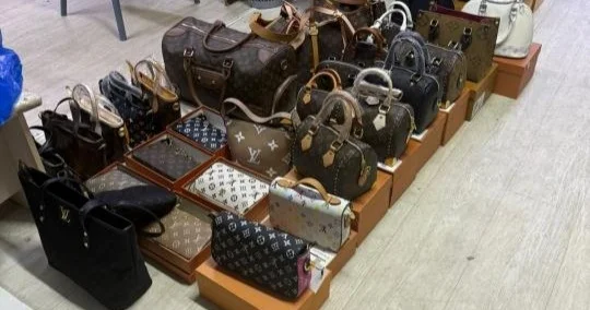 Жалған бренд: Алматыда жүздеген Louis Vuitton сөмкесі тәркіленді