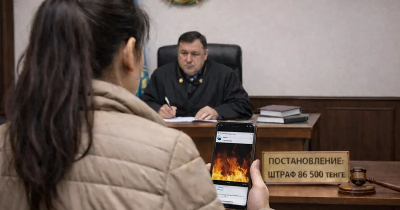 Жительницу Семея наказали за ложное сообщение о 18 погибших при пожаре