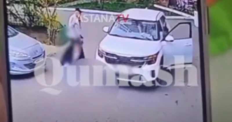Ребенка сбили насмерть во дворе дома в Астане (ВИДЕО)