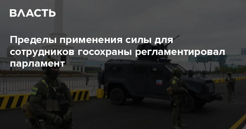 Пределы применения силы для сотрудников госохраны регламентировал парламент Аналитический интернет журнал Власть