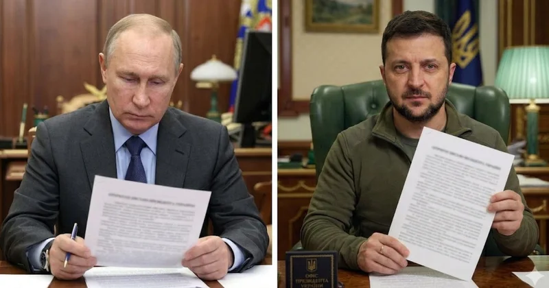 Зеленский написал письмо Путину с предложением встретиться лично и закончить войну