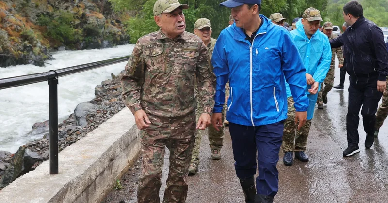 Ербол Қарашөкеев сел қаупі бар учаскелерді тексерді