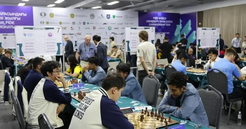 Алматыда студенттер арасындағы тұңғыш FIDE командалық әлем чемпионаты басталды