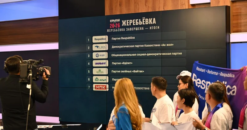 Сайлауалды теледебаттарға қатысушылардың сөз сөйлеу реті анықталды