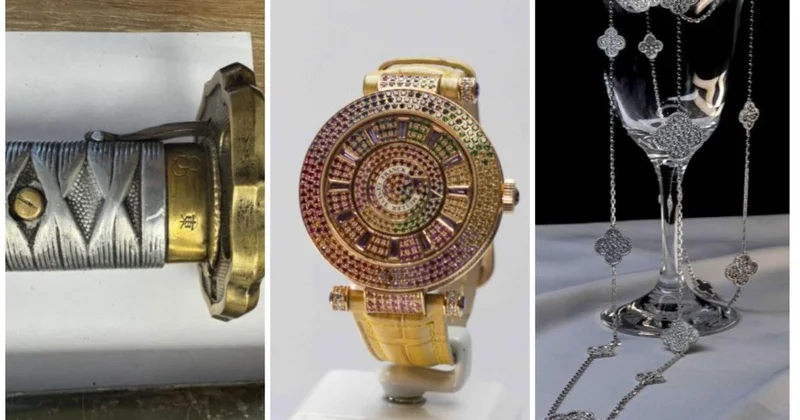 Часы, украшения, меч самурая: предметы роскоши на полмиллиарда тенге пытались продать на торгах в Астане