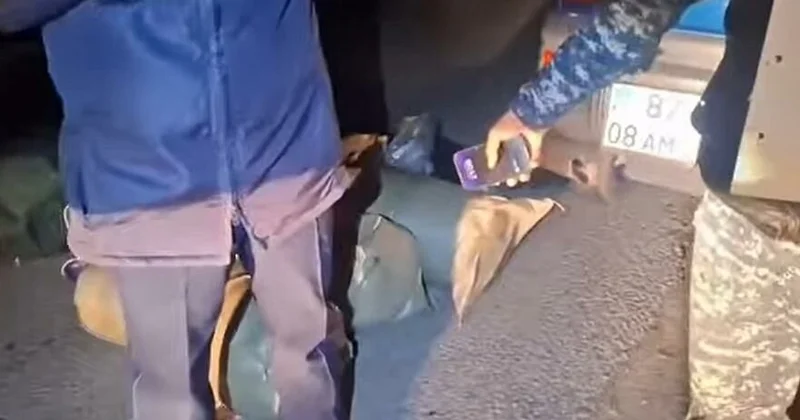 Десятки килограмм наркотиков изъяли у водителя в Жамбылской области