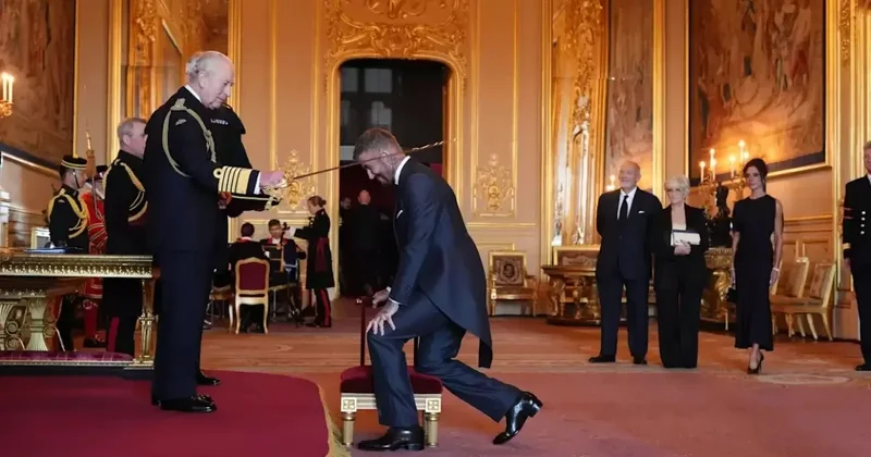 Дэвид Бекхэм получил звание рыцаря за заслуги в спорте