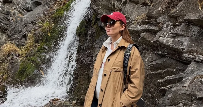 Ожидающая малыша Альмира Турсын поделилась атмосферными кадрами