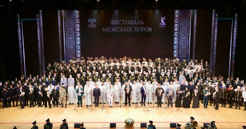 Мужской хор Нацгвардии исполнил хит Linkin Park под домбру (ВИДЕО)