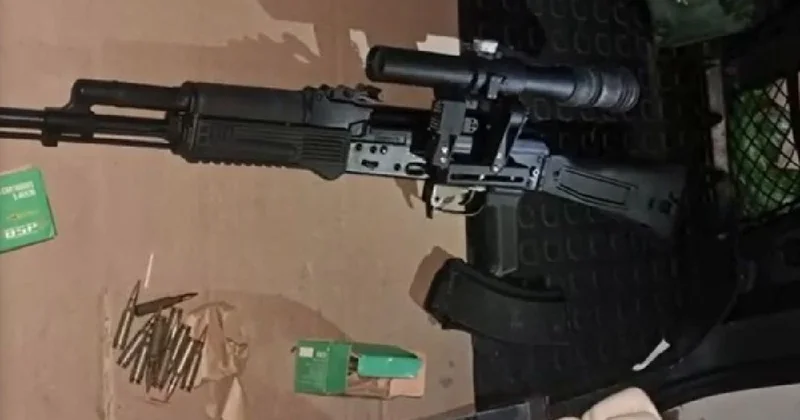 Land Cruiser с оружием остановили в степи в Павлодарской области (видео)