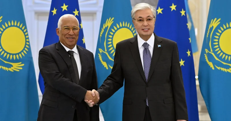 Еуропалық Кеңес президенті Мемлекет басшысымен келіссөз жүргізу үшін Ақордаға келді