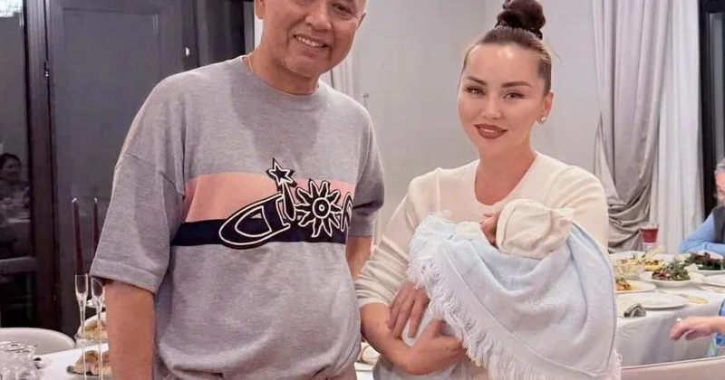 Казахстанская певица назвала сына в честь супруга Баян Алагузовой