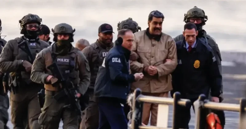 Мадуро доставили в суд в Нью Йорке: опубликованы шокирующие кадры