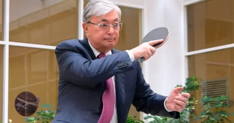 Занимаюсь йогой, играю в настольный теннис Токаев ответил на вопрос о своём здоровье