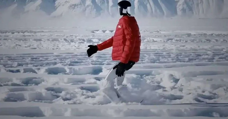 Робот гуманоид прошел 130 000 шагов в экстремальном холоде