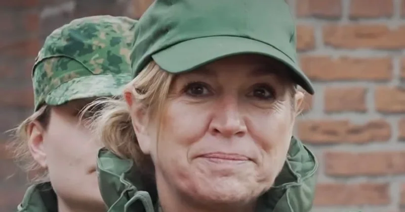54 летняя королева Нидерландов пошла служить в армию (видео)