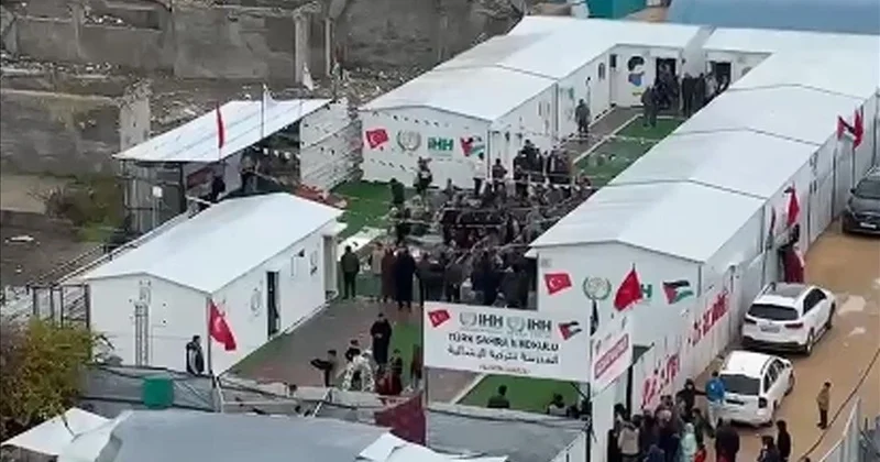 Газада түрік қорының қолдауымен орта мектеп ашылды