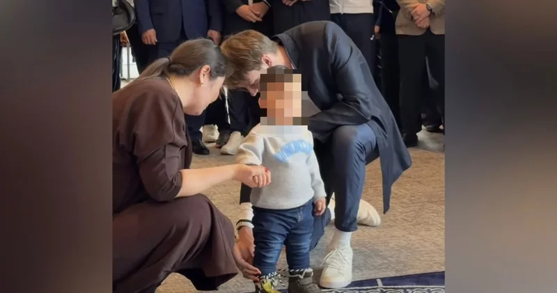 Александр Бублик провел тұсаукесер для казахстанского малыша