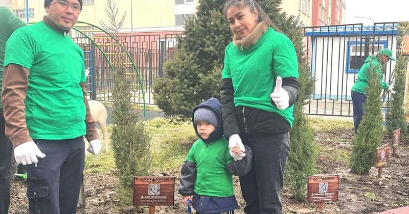 В Алматы стартовал проект Жасыл болашақ