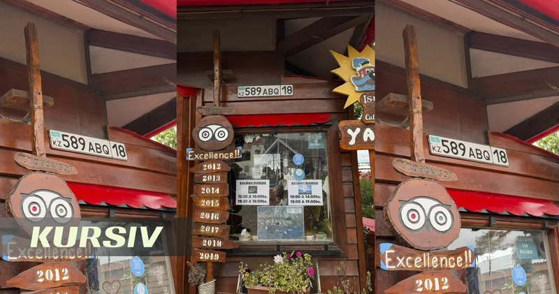 Kazakh vehicle registration plate spotted at the ‘end of the world’