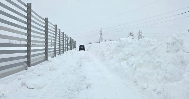 Астана Көкшетау тасжолында жаңа қардан қорғау жүйесі сынақтан өтуде