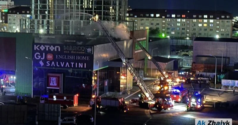 ​Атырауда Baizaar дағы өрттен кейін гипермаркетке 1 млрд теңгеден астам өтемақы төленді