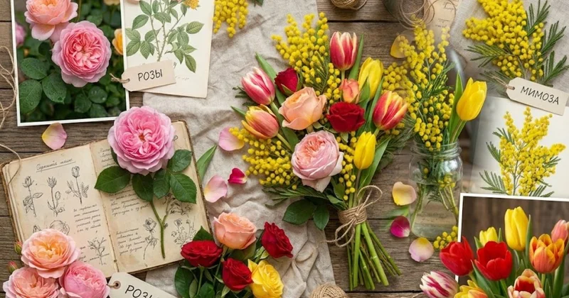 Весна в букете: какие цветы выбирают в Астане к 8 Марта