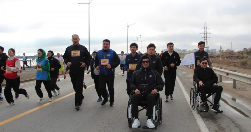 AMANAT : Қызылордада 400 ден астам адам қатысқан марафон өтті