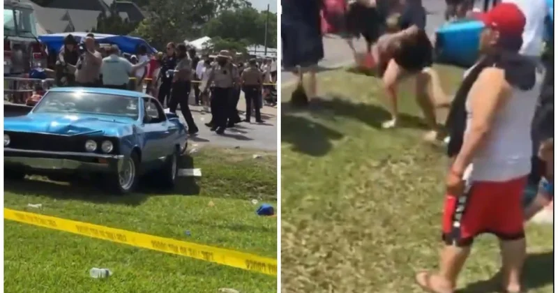 Водитель въехал в толпу во время парада в США: пострадали 13 человек