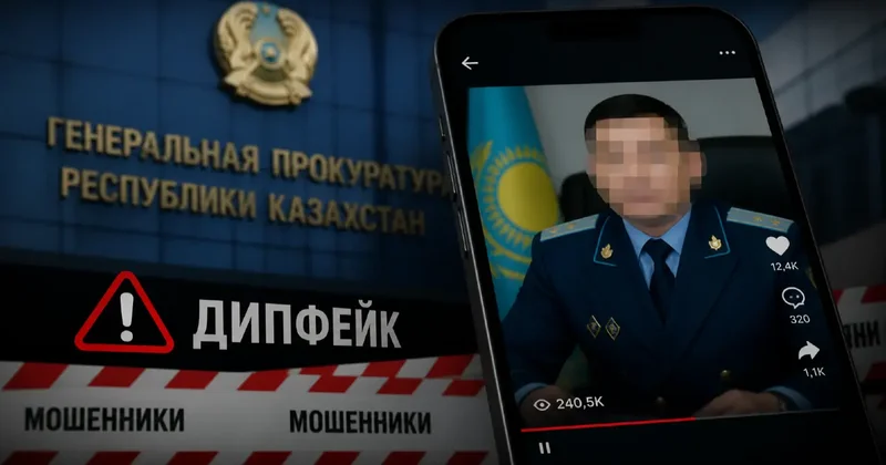 240 тысяч просмотров набрал дипфейк с сотрудником прокуратуры Казахстана