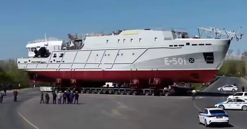 Оралда жасалған алып кемеге Қонаевтың есімі берілді