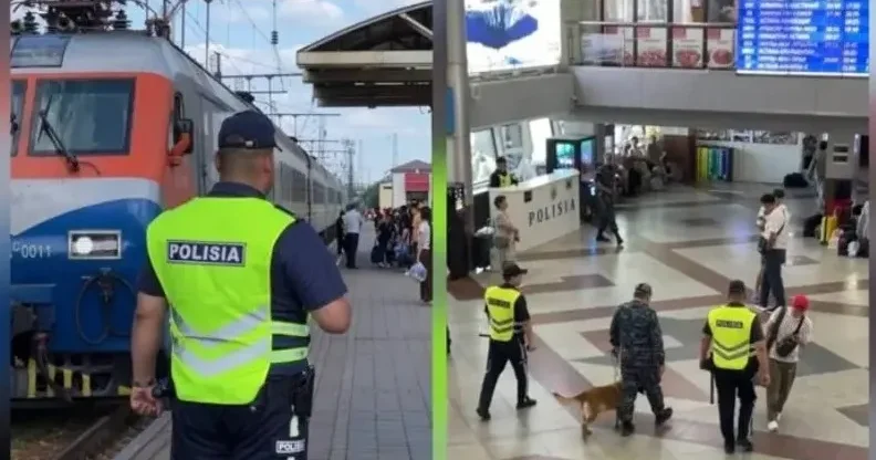 Алматы 1 вокзалында жолаушылардың мазасын алған ерлі зайыптылар ұсталды