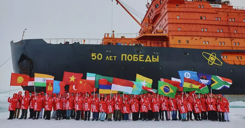 Қарағандылық оқушы Білім мұзжарғышы экспедициясы құрамында Солтүстік полюске аттанды