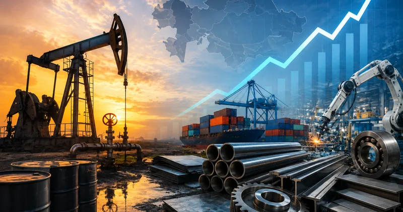 Казахстан слезает с нефтяной иглы? доля отрасли в ВВП упала до 15 %